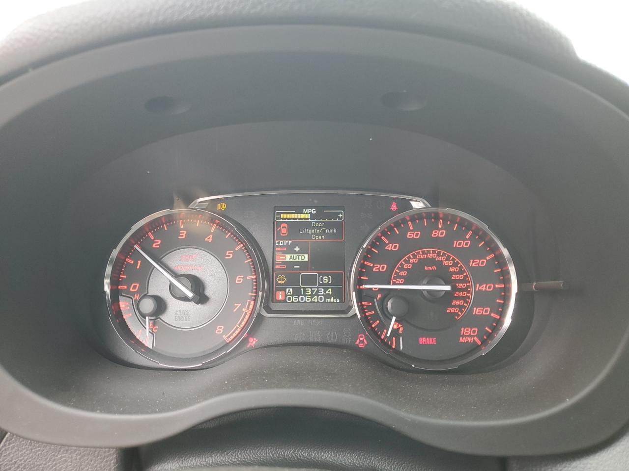 2015 SUBARU WRX