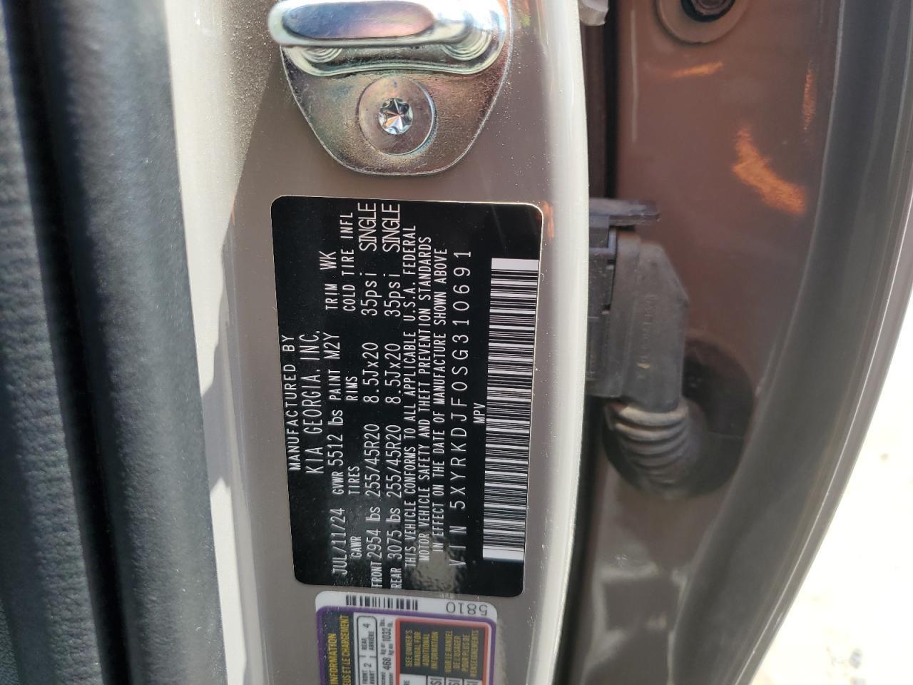 2025 KIA SORENTO