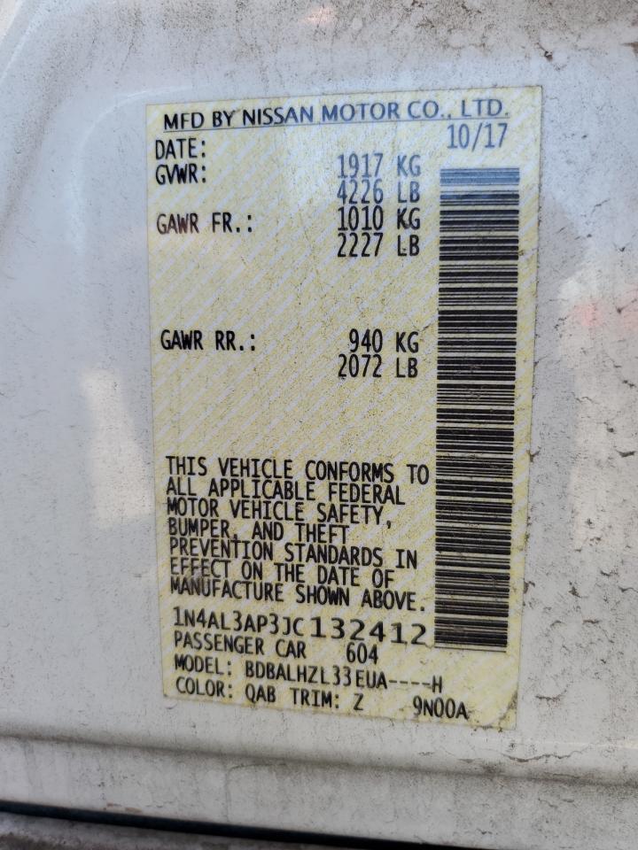 2018 NISSAN ALTIMA