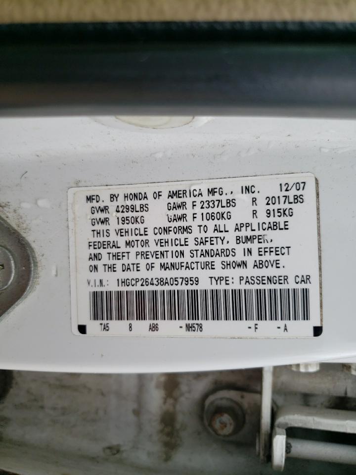 2008 HONDA ACCORD