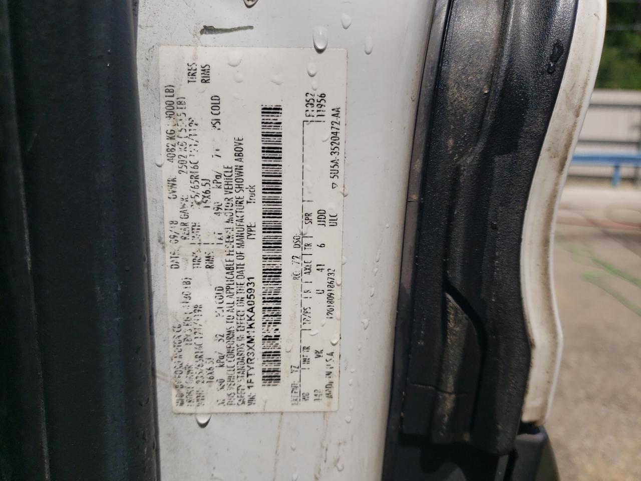 2019 FORD Transit