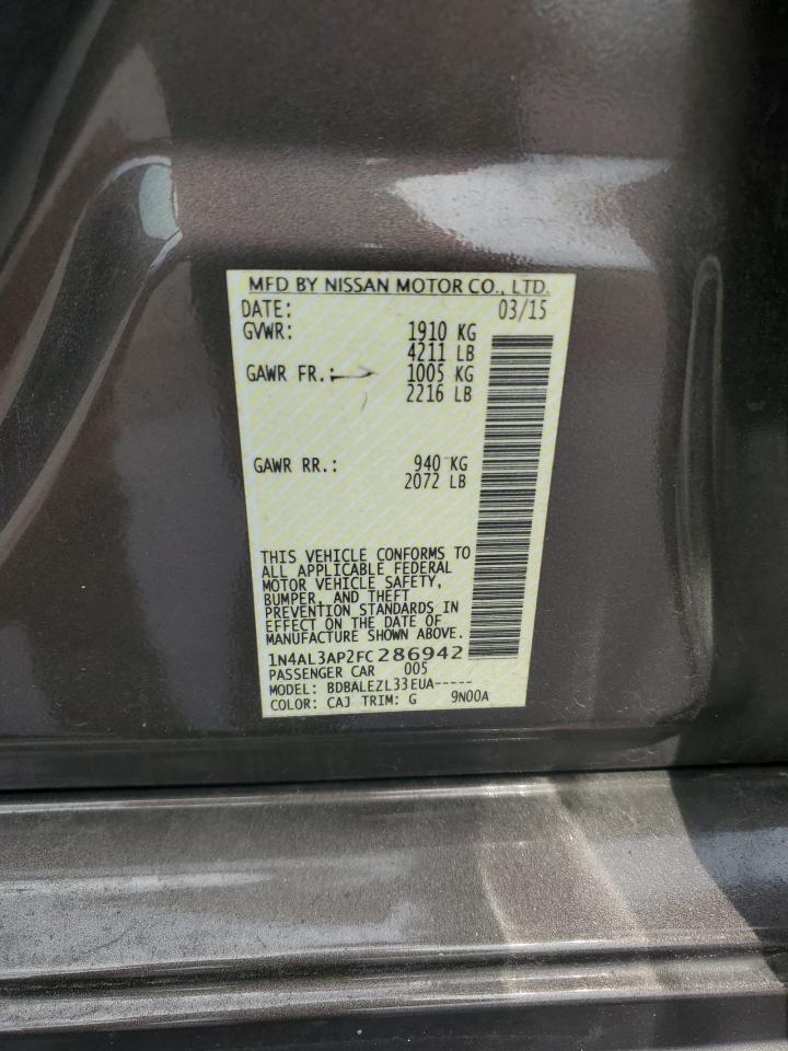 2015 NISSAN ALTIMA