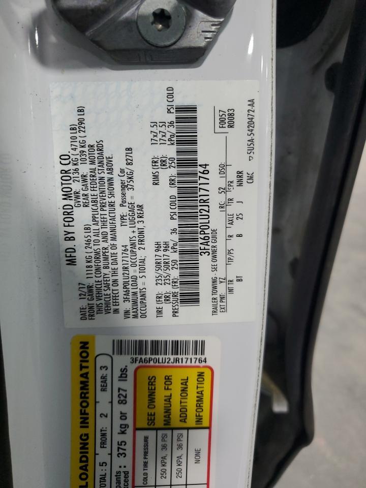 2018 FORD FUSION