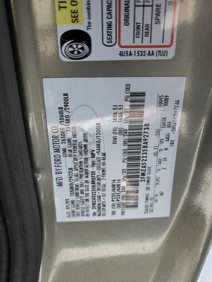 2005 FORD Freestar