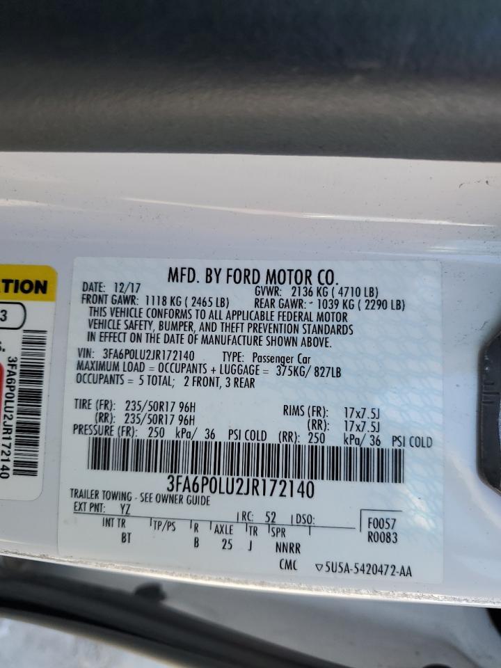 2018 FORD FUSION