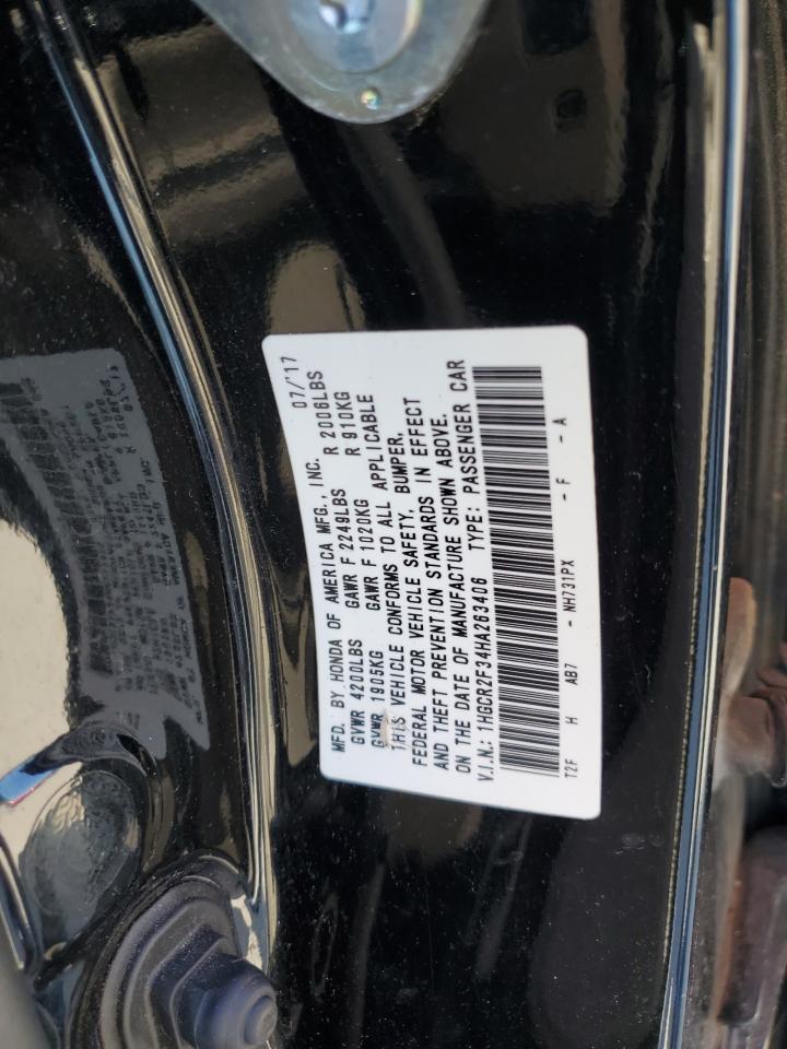2017 HONDA ACCORD