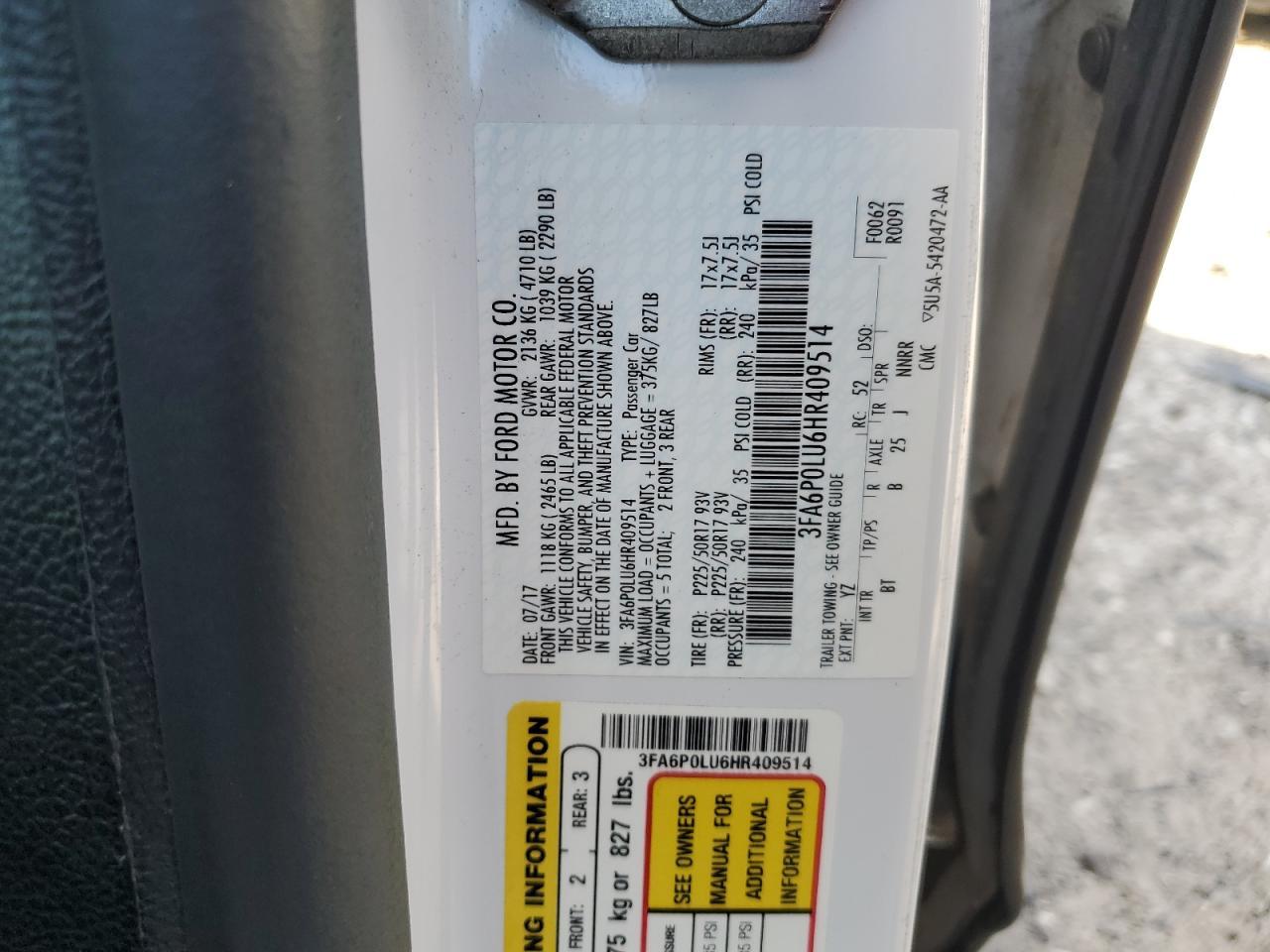 2017 FORD FUSION