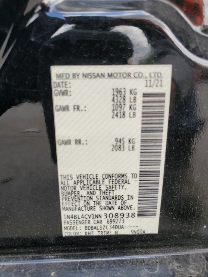 2022 NISSAN ALTIMA