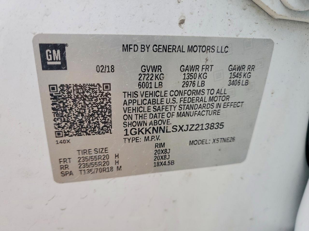2018 GMC ACADIA
