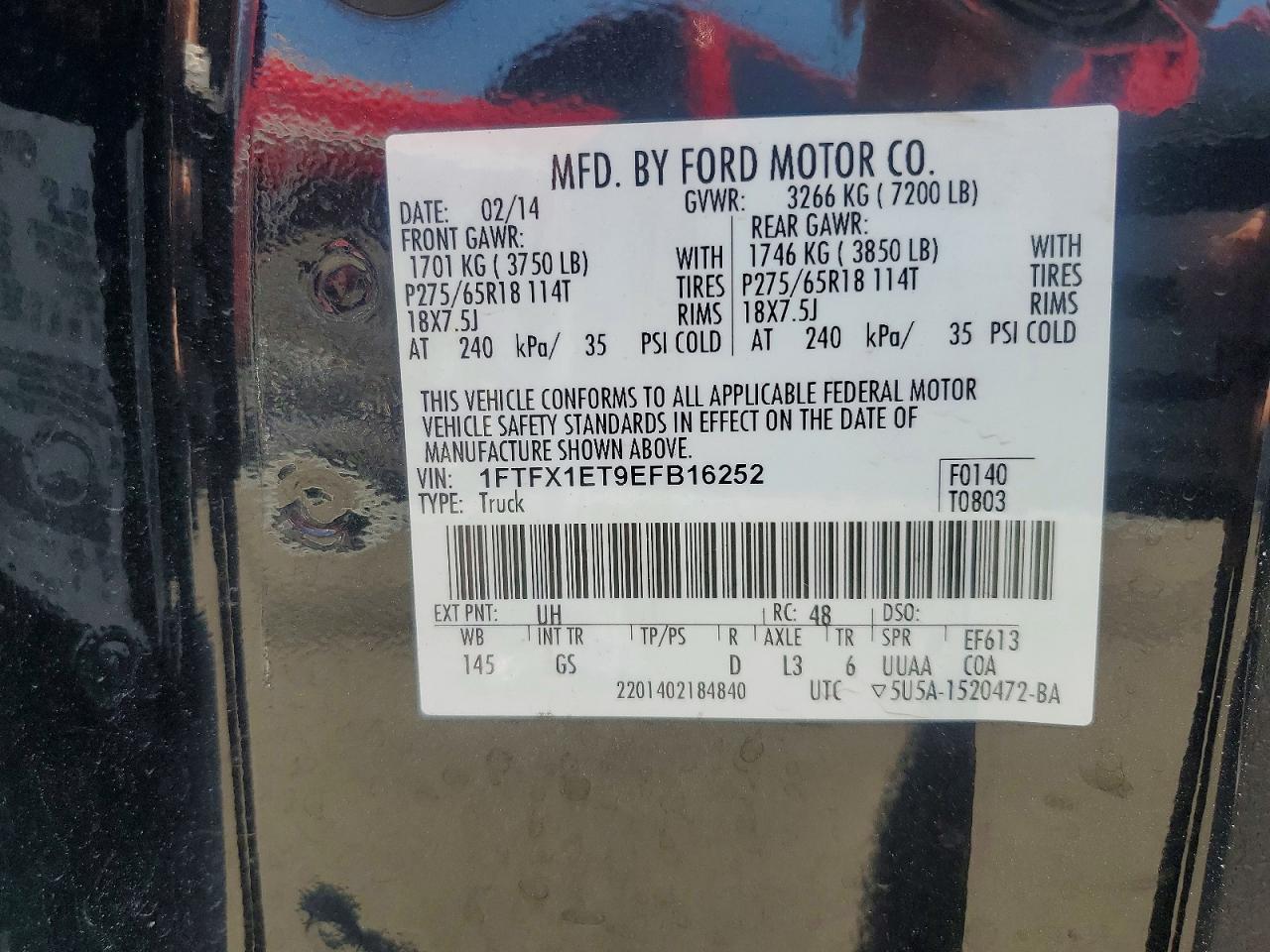 2014 FORD F-150