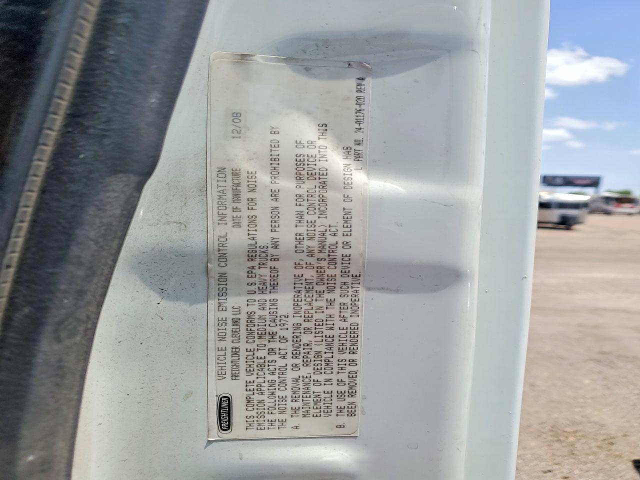 2009 FREIGHTLINER CASCADIA