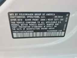 2016 VOLKSWAGEN Passat