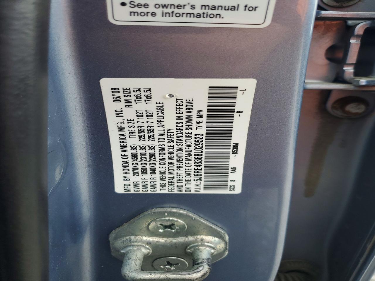 2008 HONDA CR-V