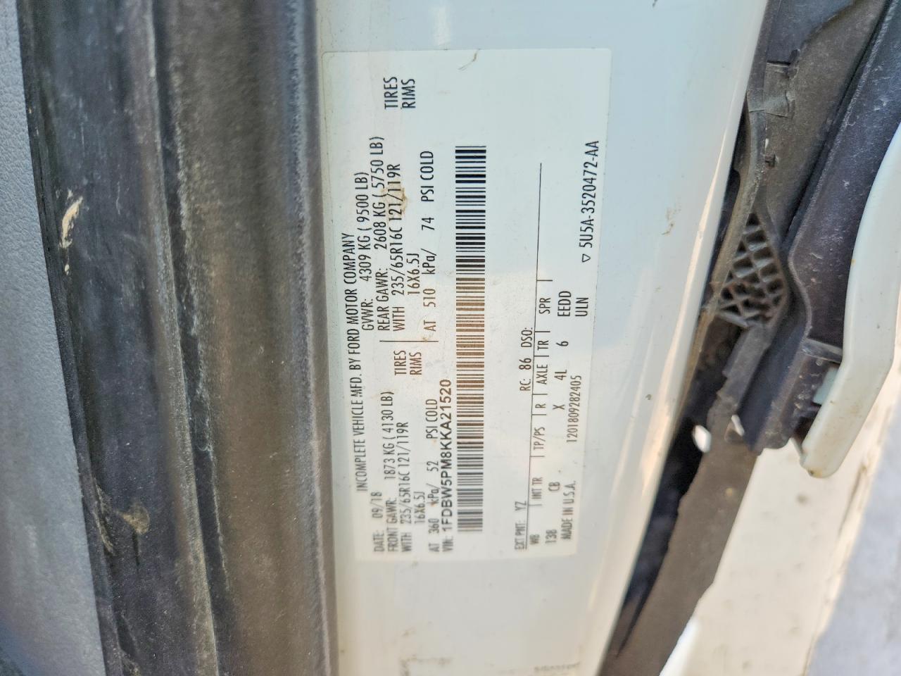 2019 FORD Transit