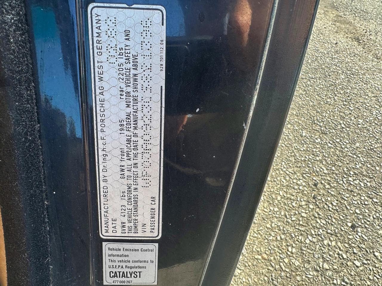 1982 PORSCHE 928