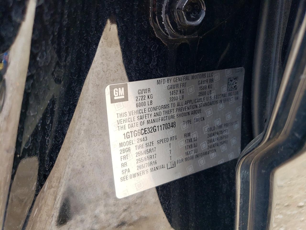 2016 GMC CANYON