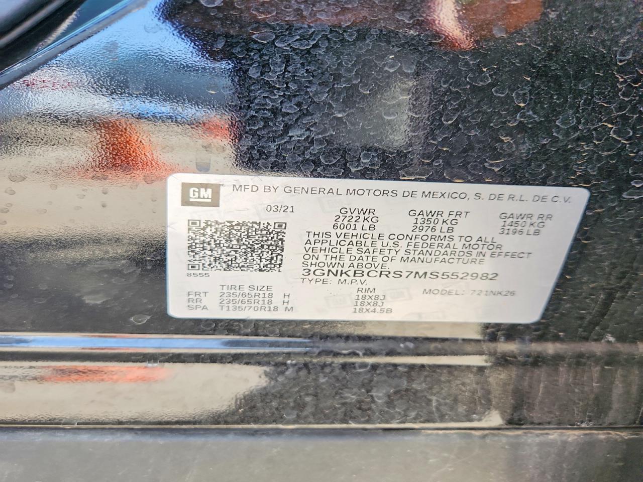2021 CHEVROLET BLAZER