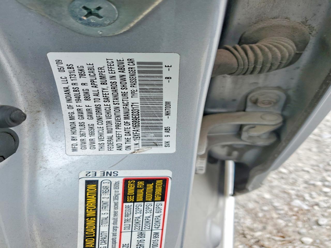 2009 HONDA CIVIC