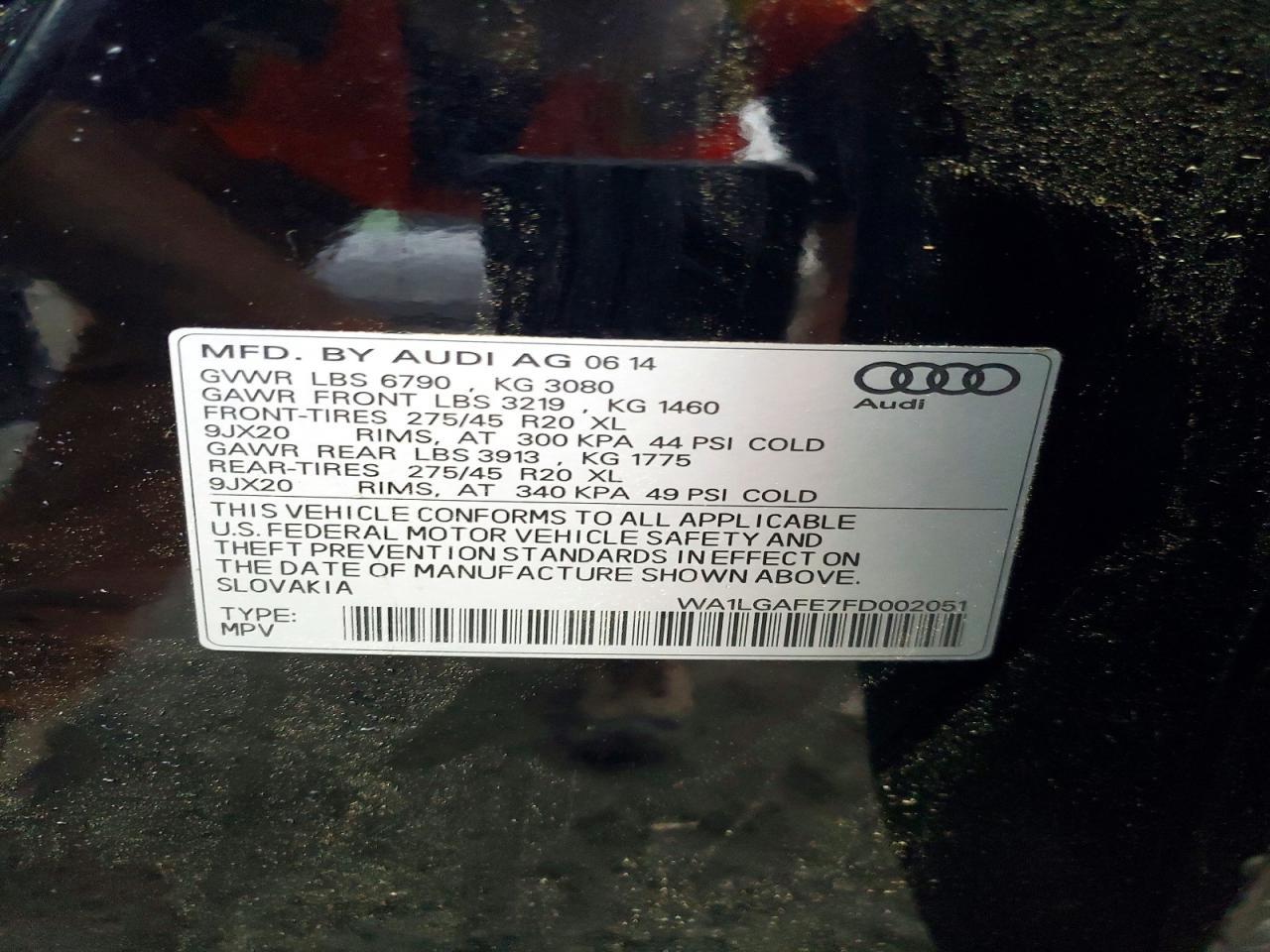 2015 AUDI Q7