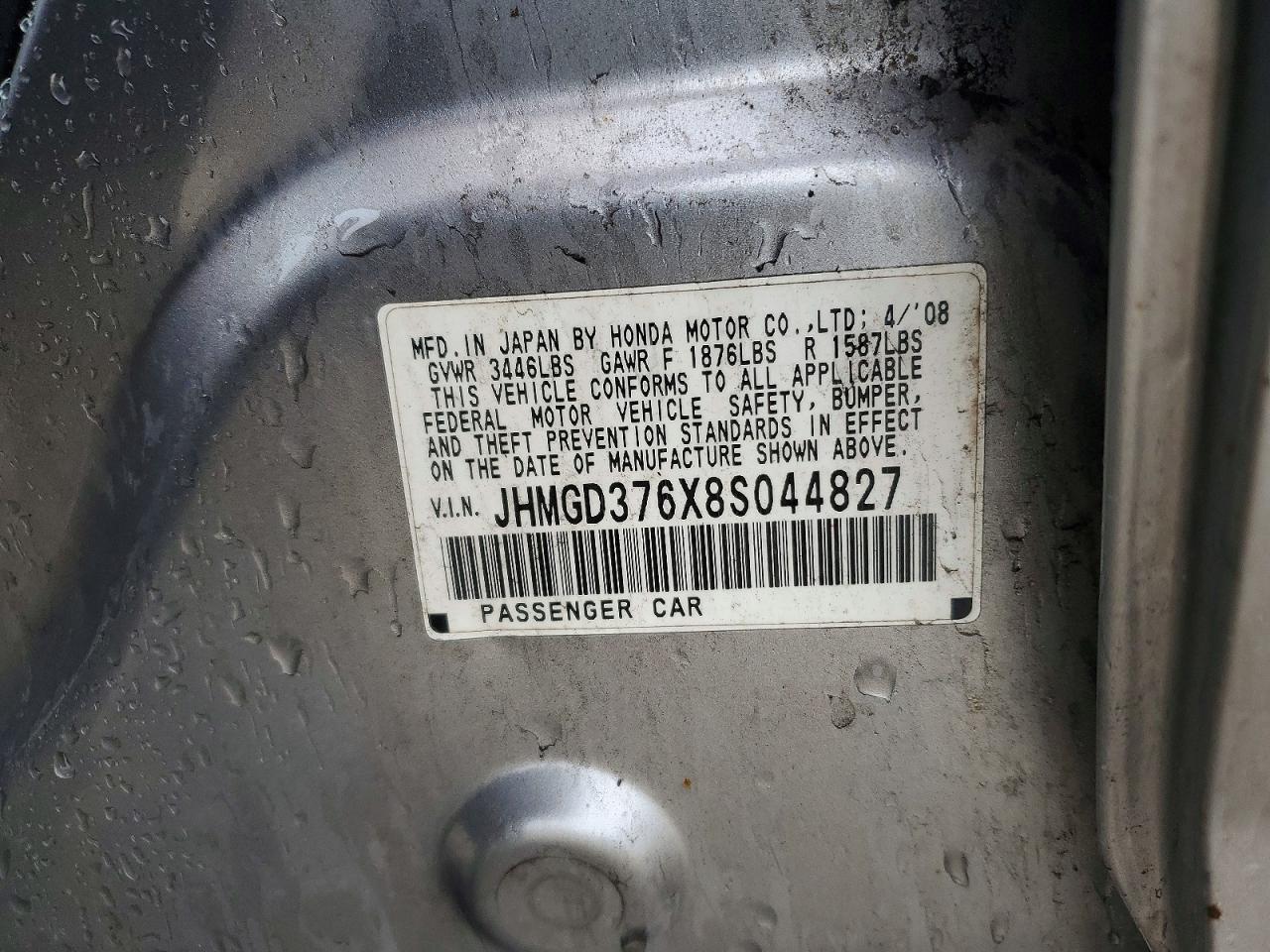 2008 HONDA FIT