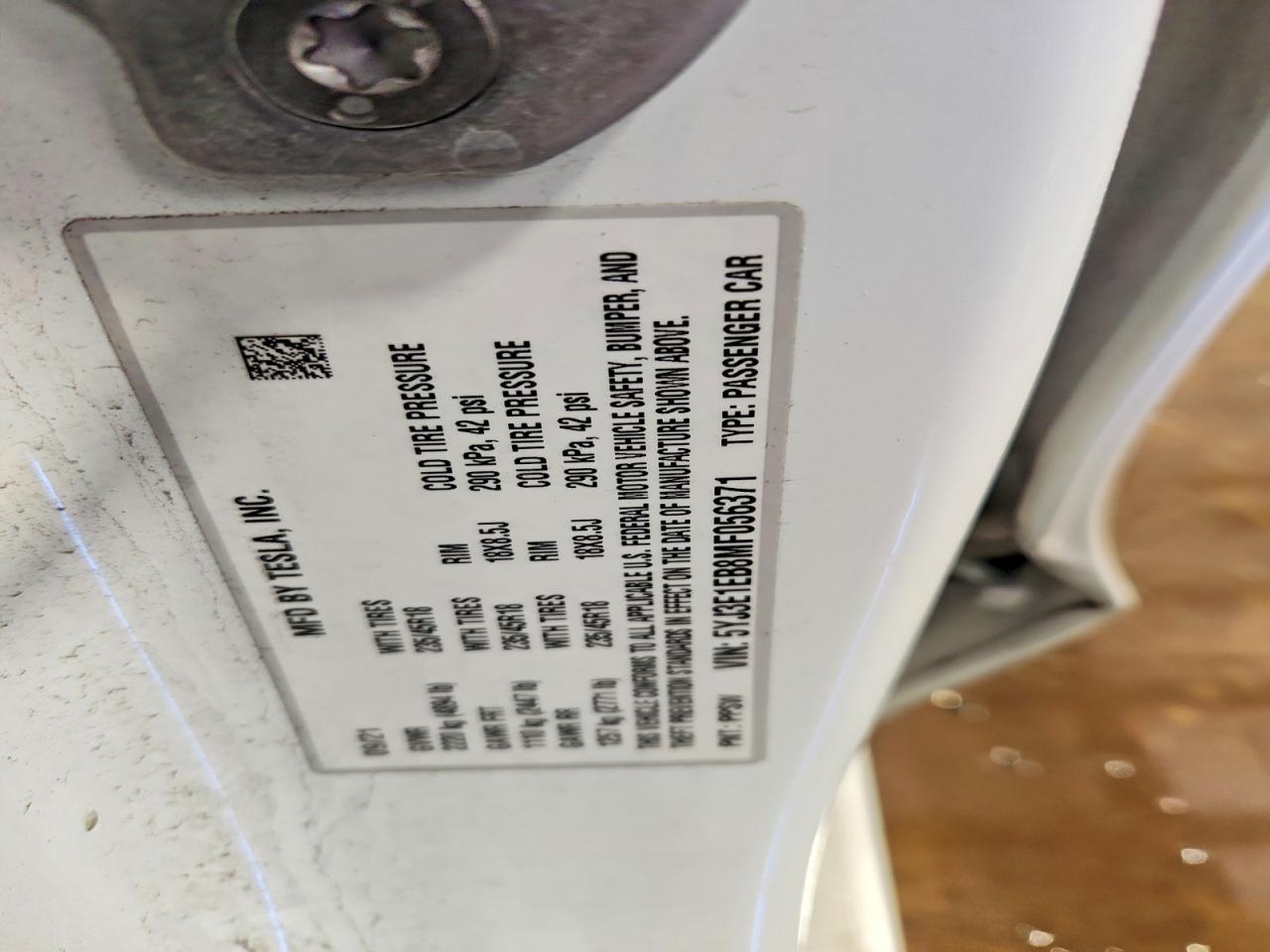 2021 TESLA MODEL 3