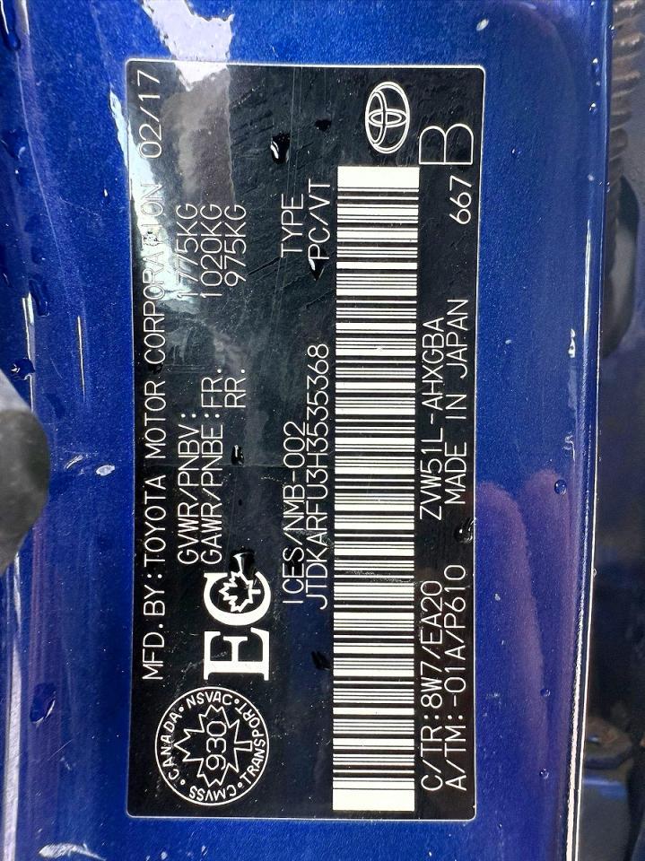2017 TOYOTA PRIUS