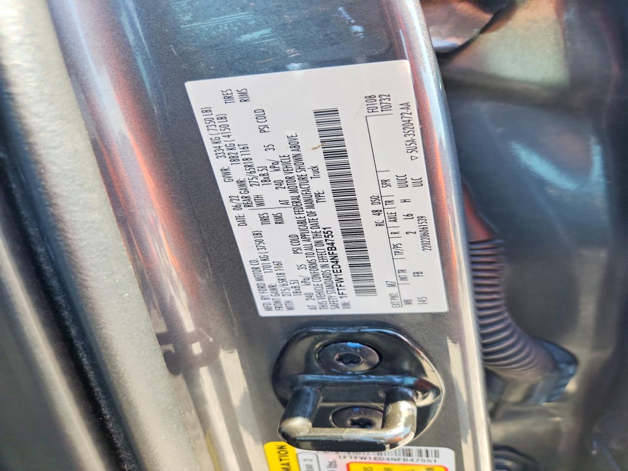 2022 FORD F-150 Lightning