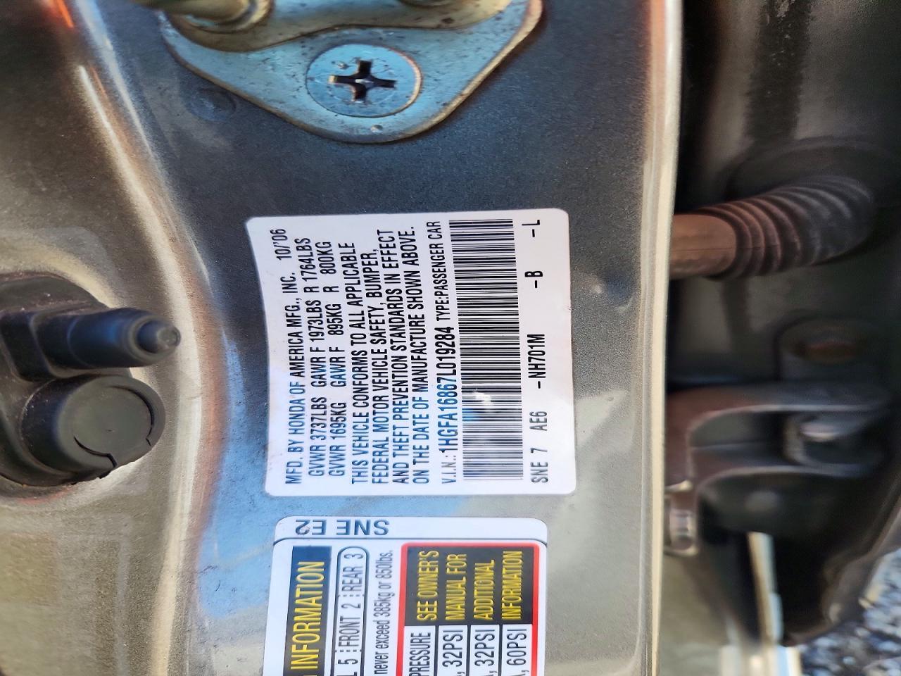 2007 HONDA CIVIC