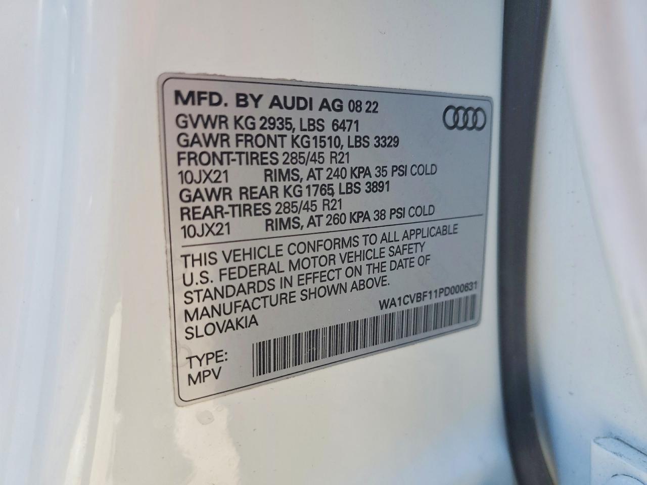 2023 AUDI Q8