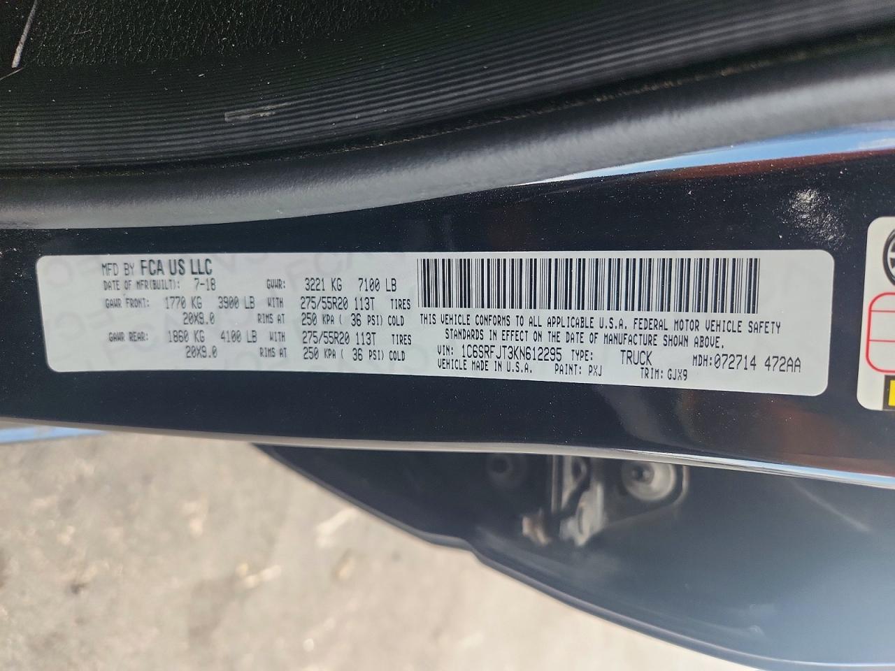 2019 RAM 1500