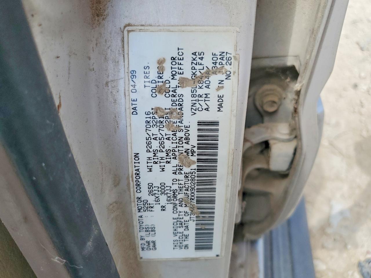1999 TOYOTA 4Runner