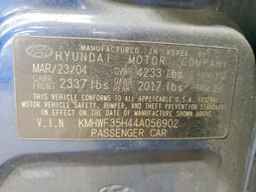 2004 HYUNDAI SONATA
