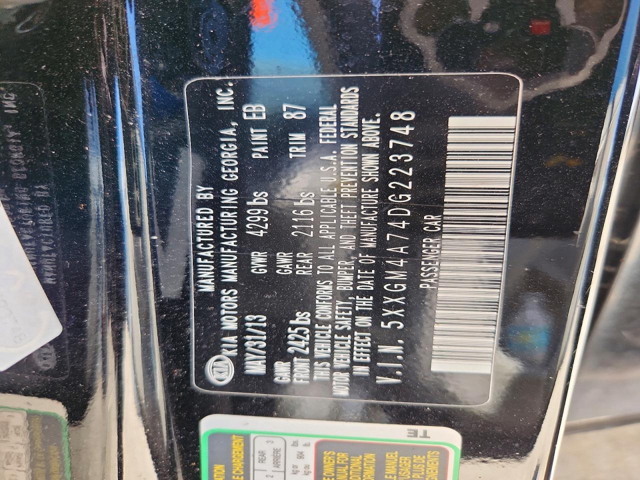 2013 KIA OPTIMA