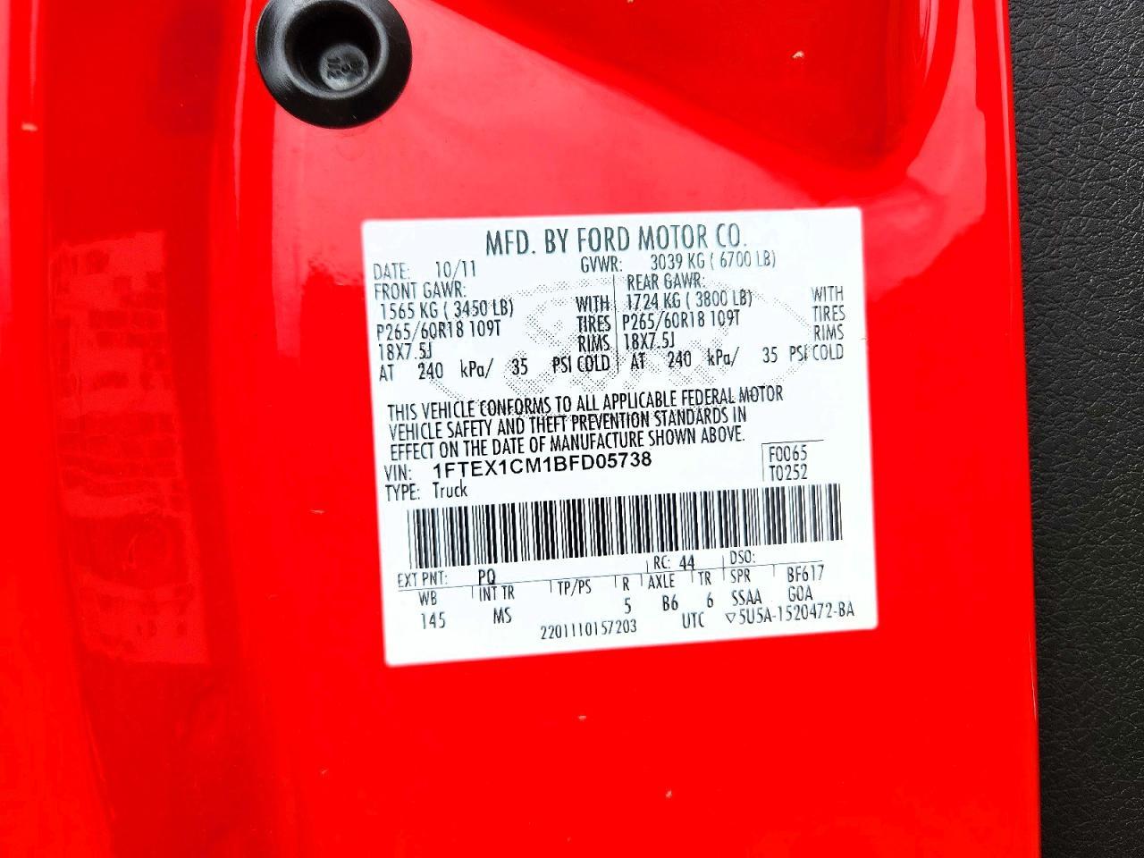 2011 FORD F-150