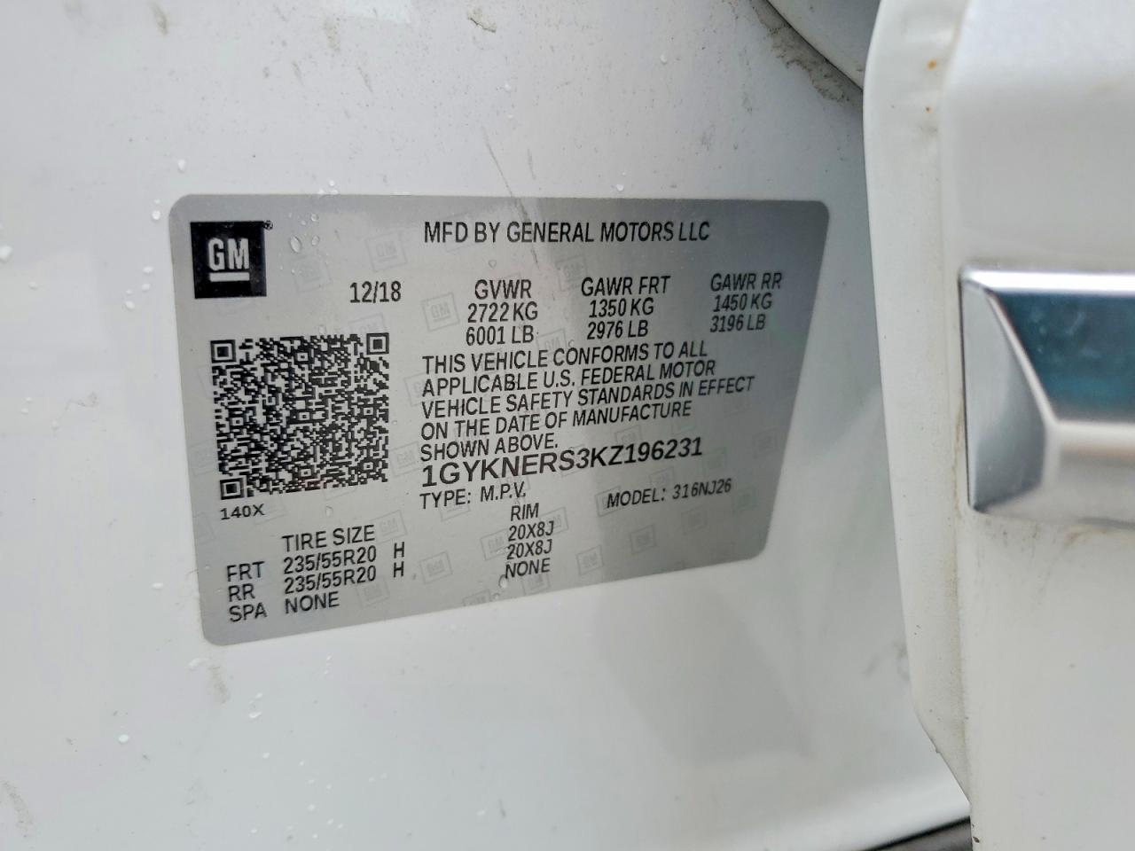 2019 CADILLAC XT5