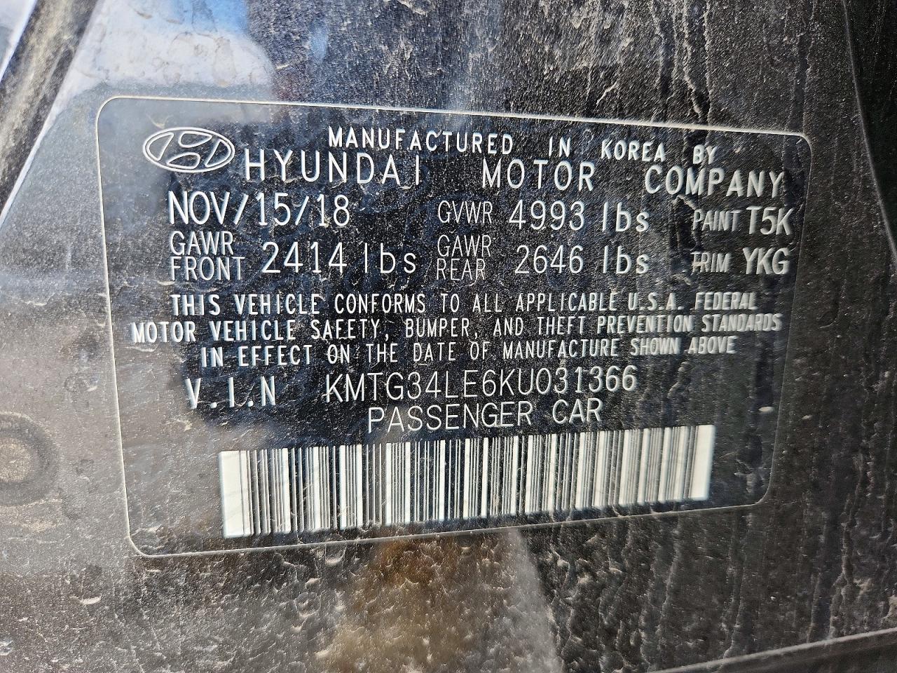 2019 GENESIS G70