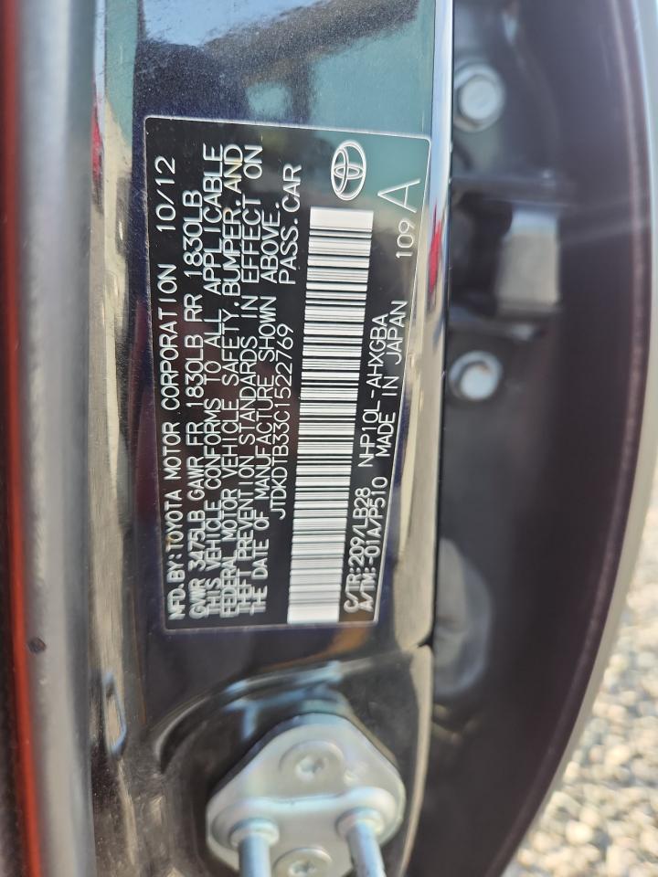2012 TOYOTA Prius c