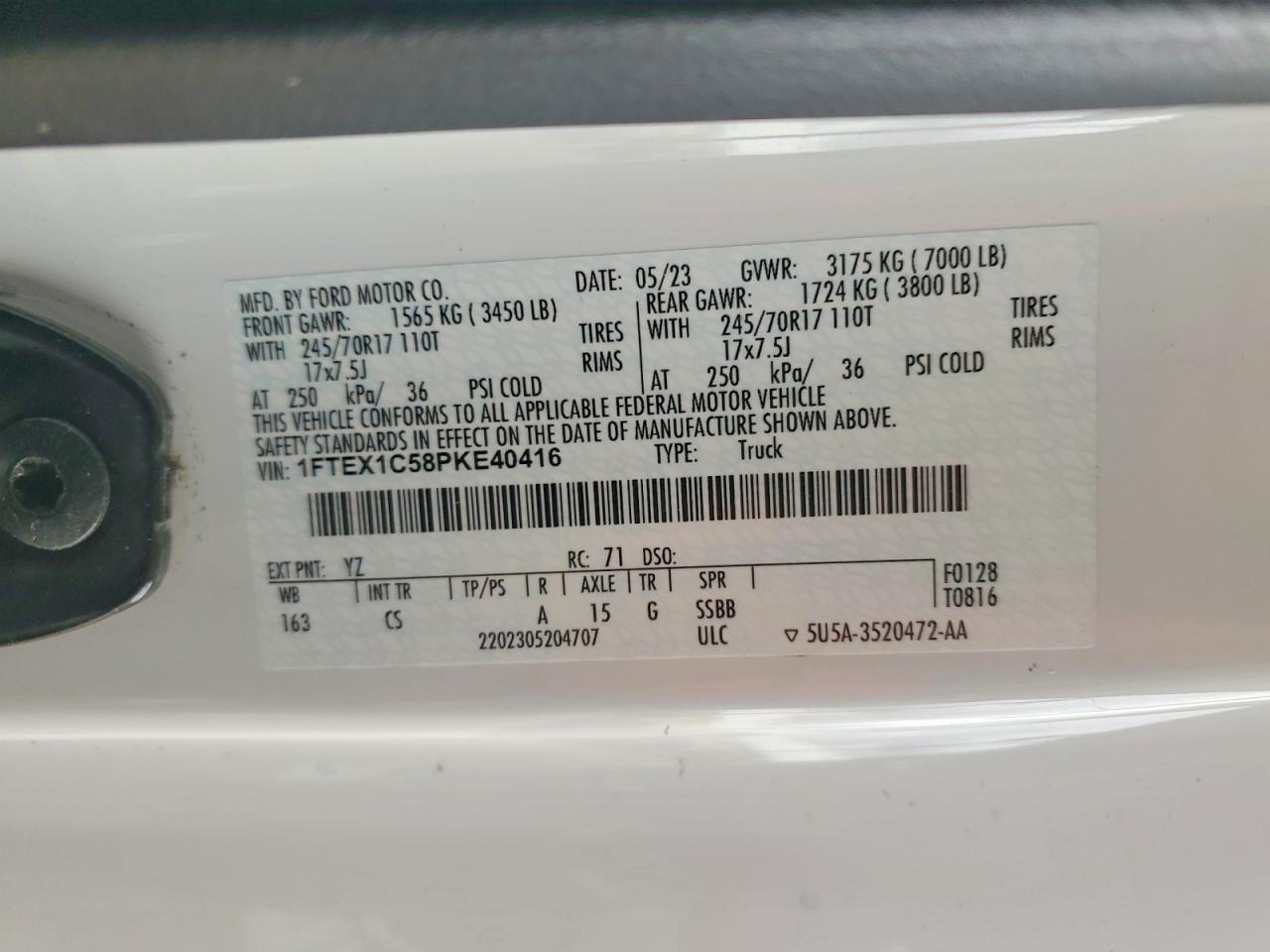 2023 FORD F-150
