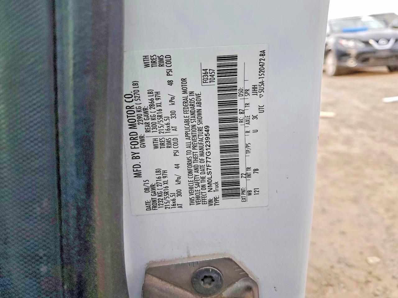 2016 FORD TRANSIT CONNECT