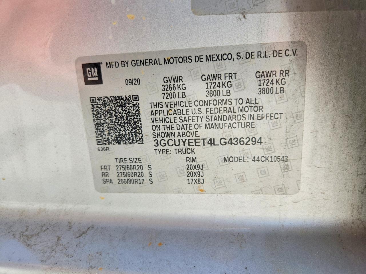2020 CHEVROLET Silverado