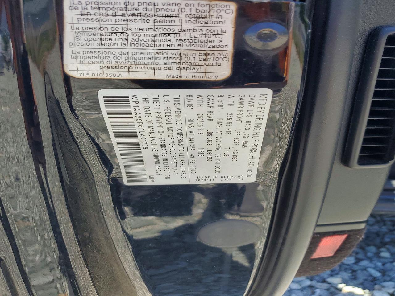 2009 PORSCHE CAYENNE