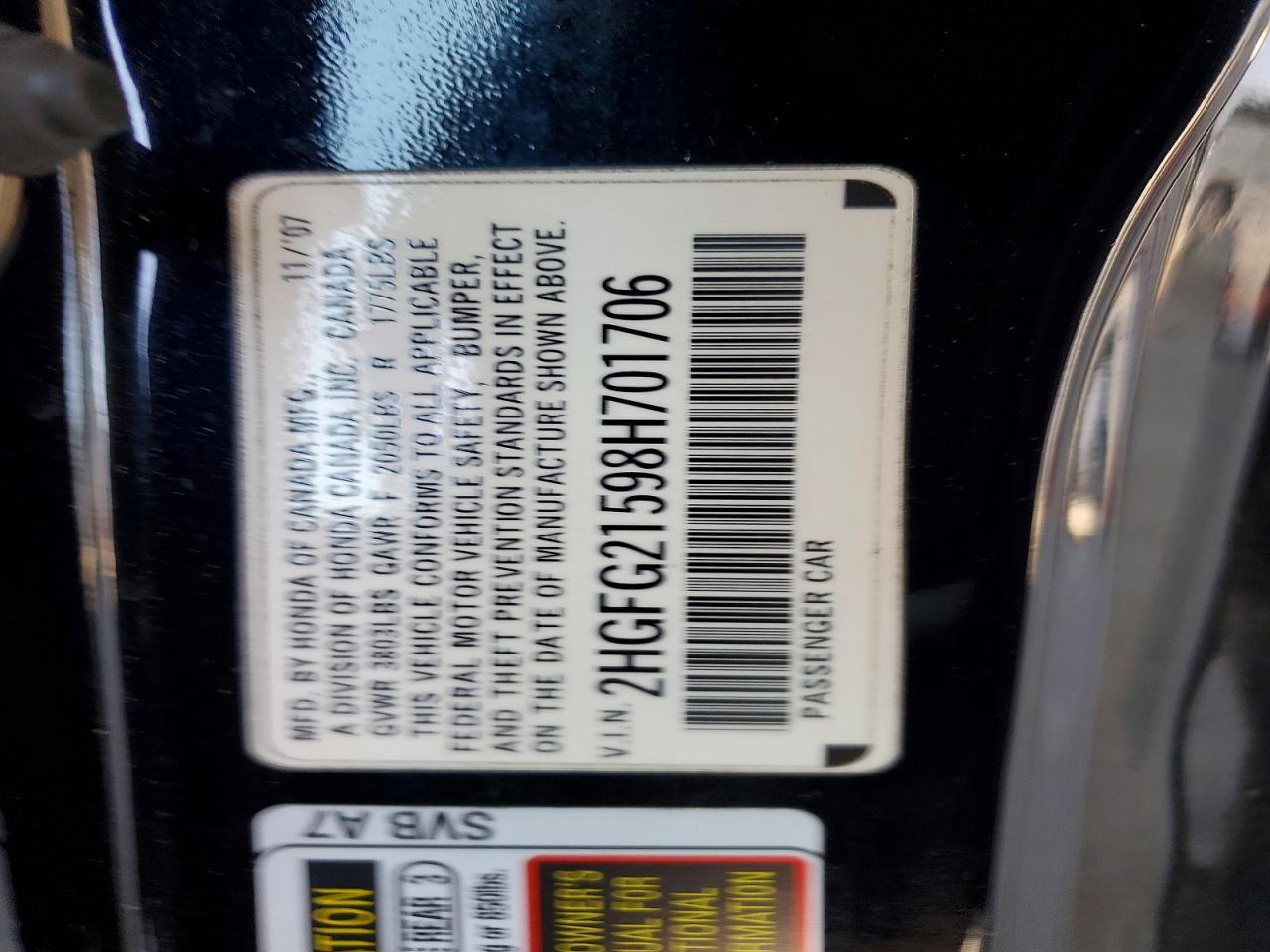 2008 HONDA CIVIC