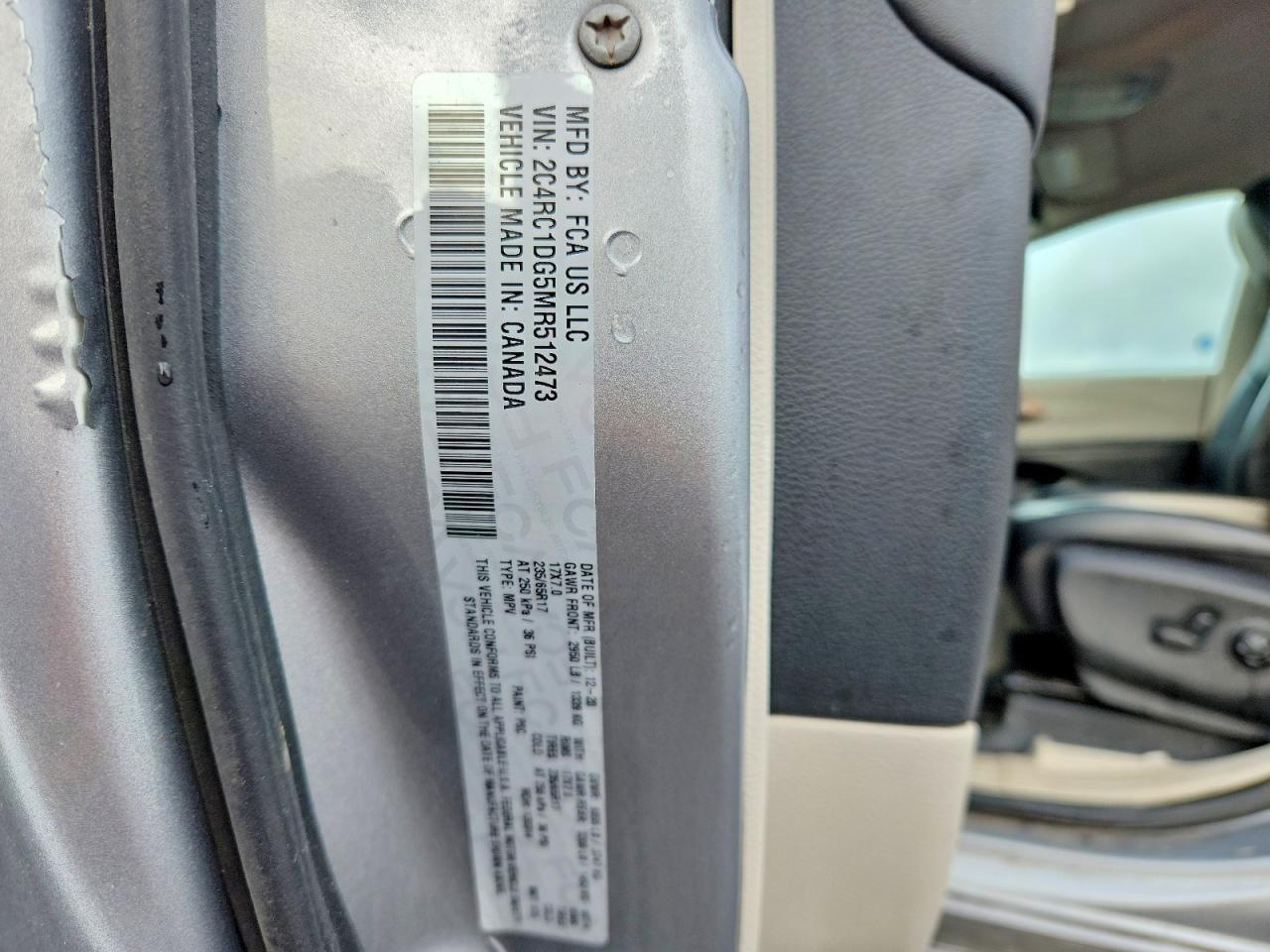 2021 CHRYSLER Voyager