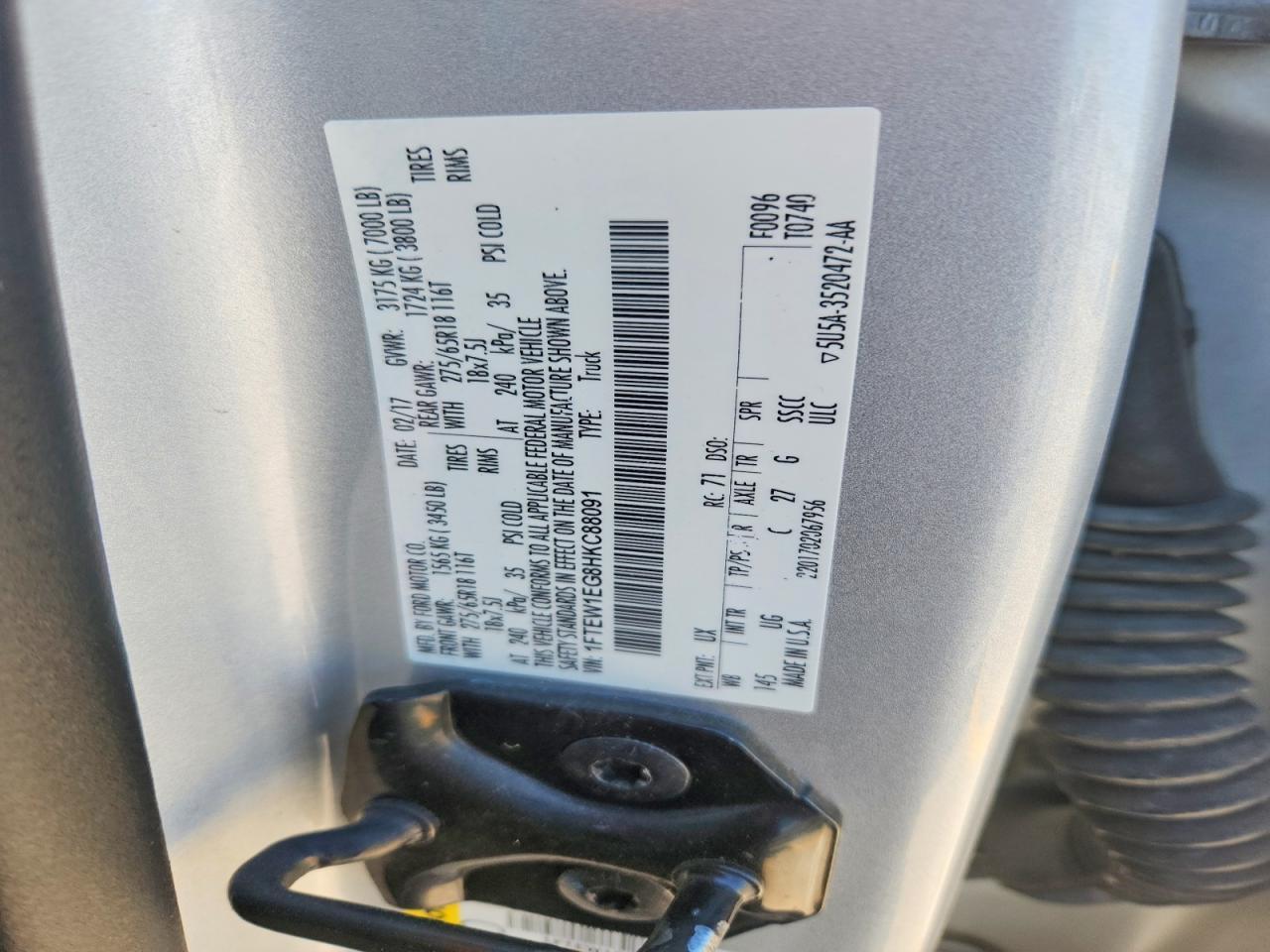 2017 FORD F-150 Lightning