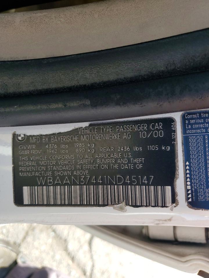 2001 BMW 3 SERIES
