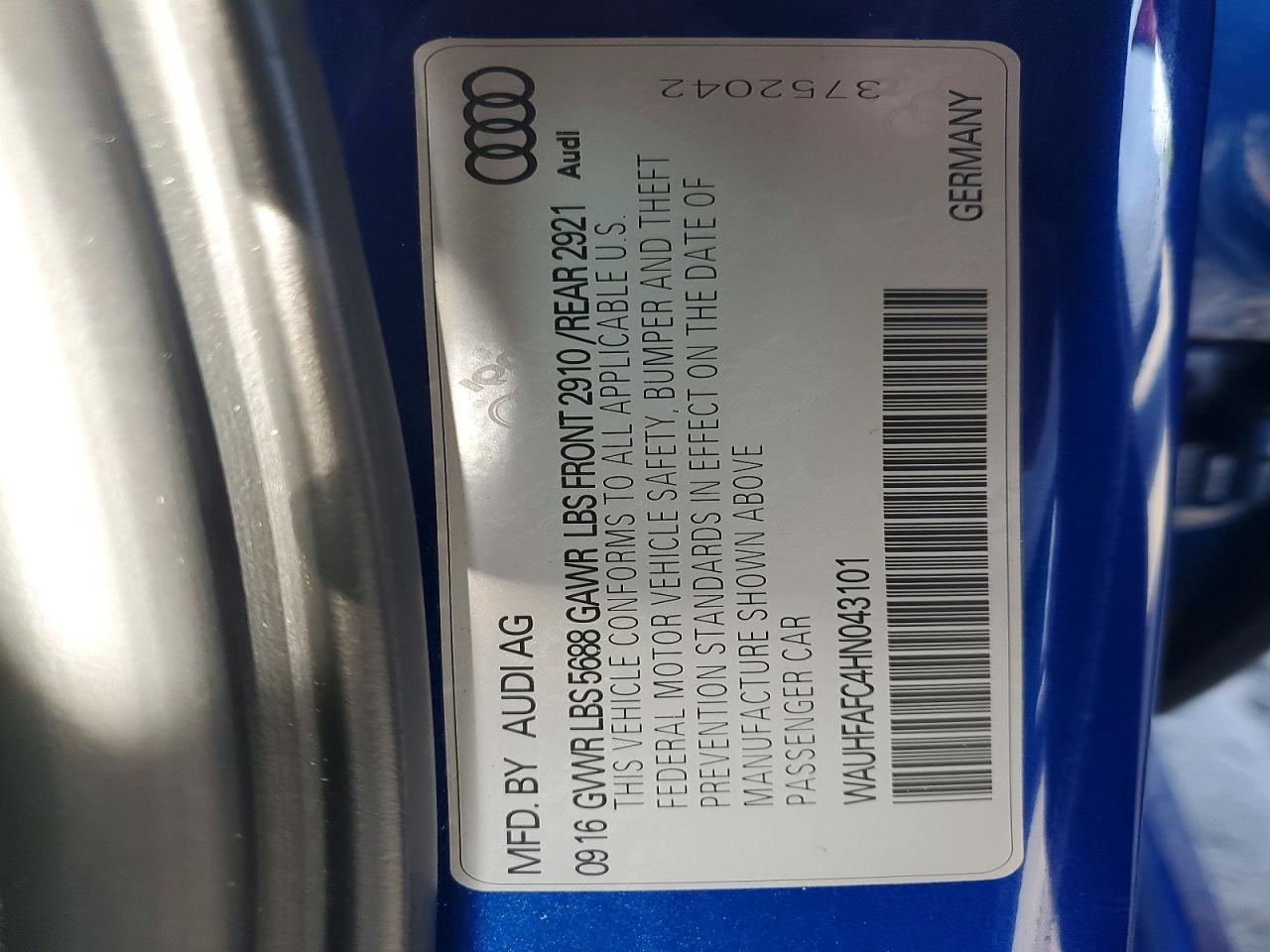 2017 AUDI S6