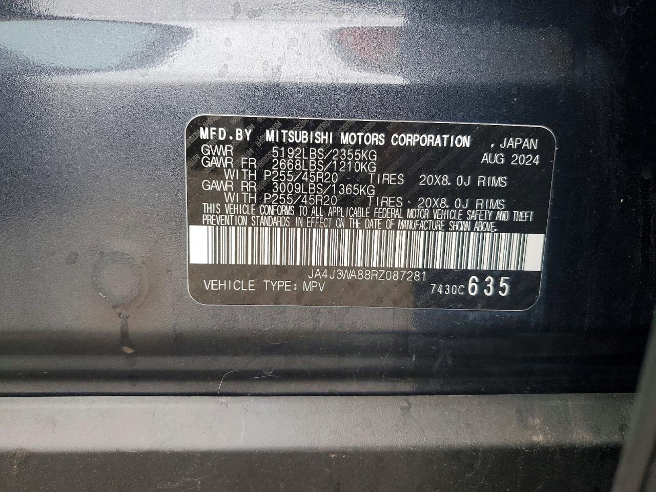 2024 MITSUBISHI outlander