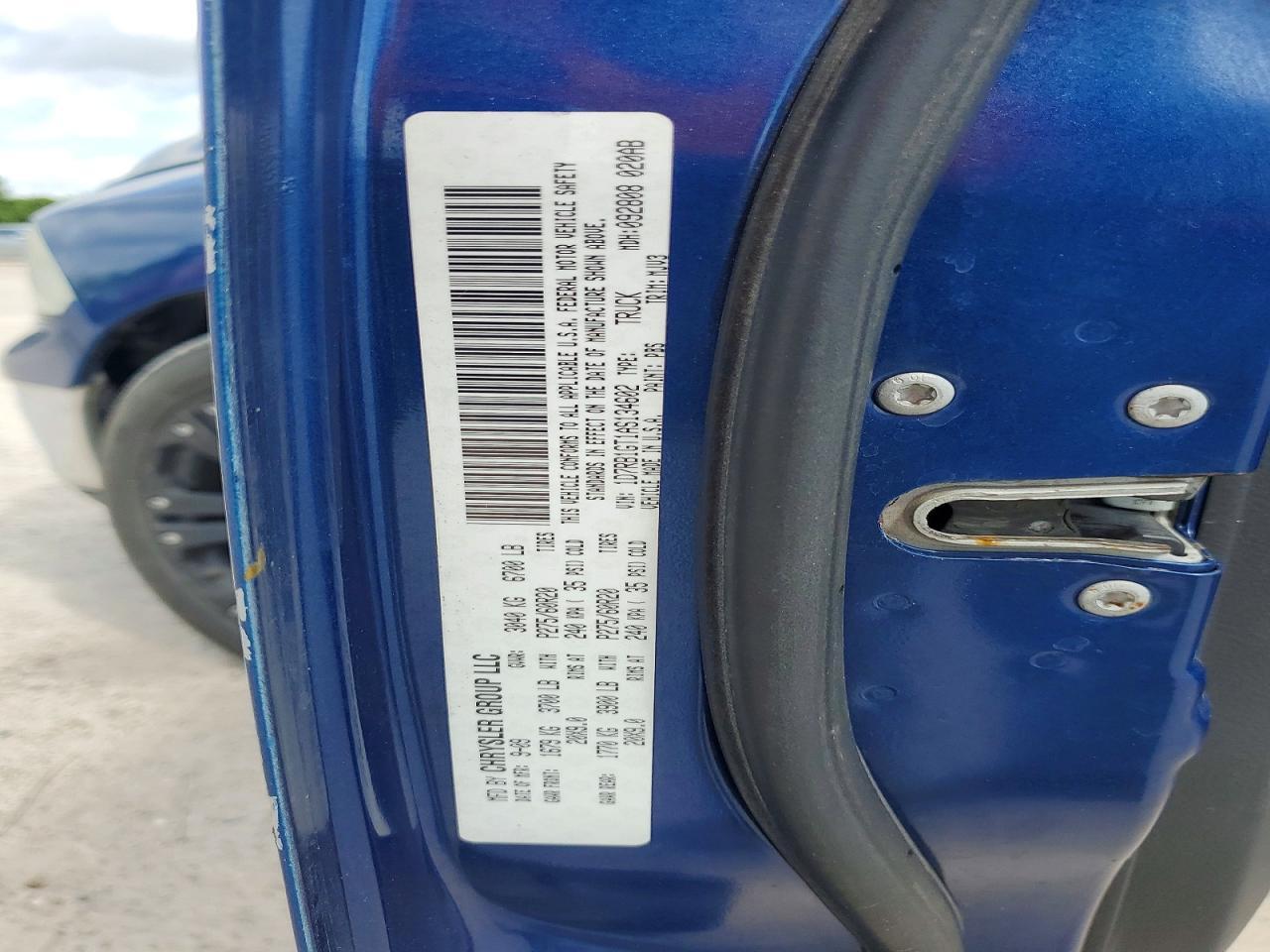 2010 DODGE RAM 1500