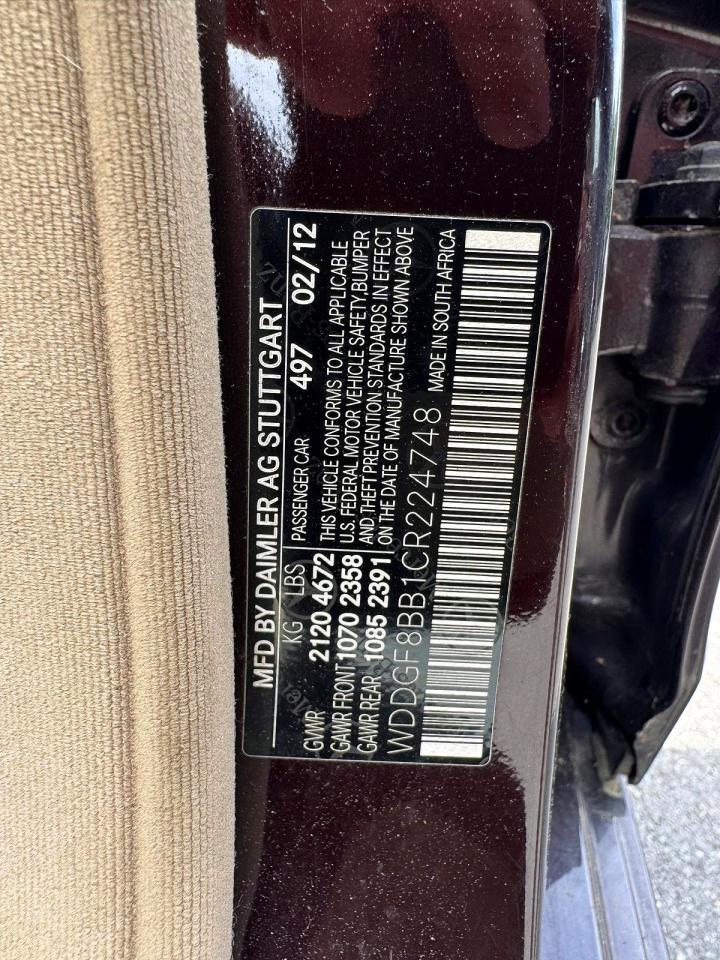 2012 MERCEDES-BENZ C-CLASS