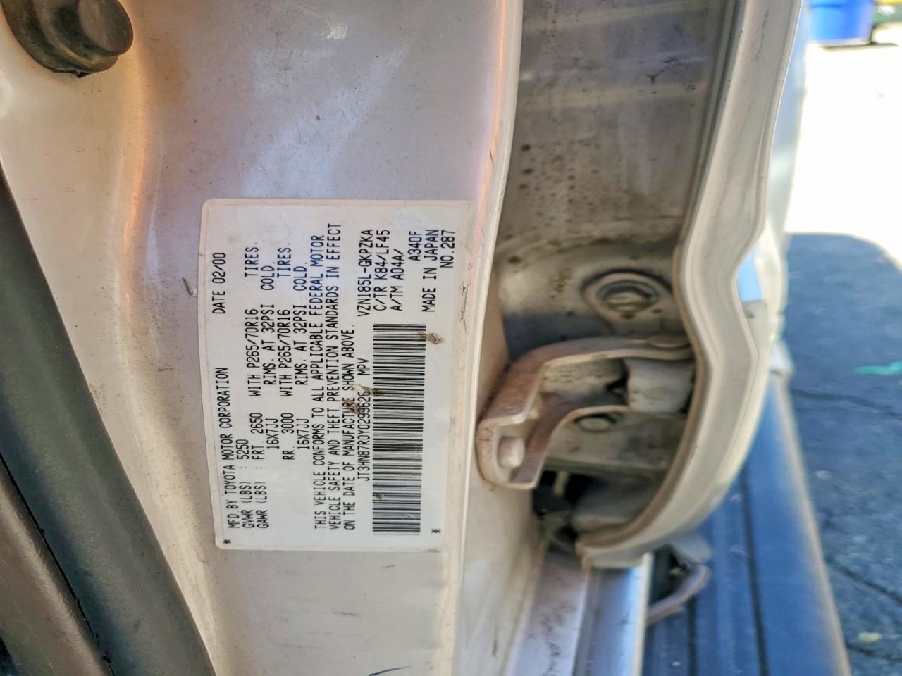 2000 TOYOTA 4Runner